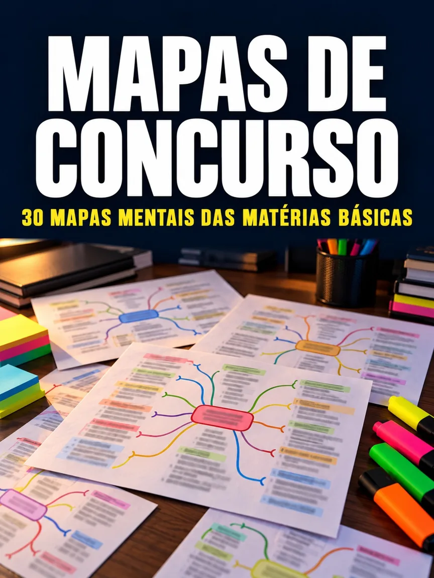 Capa do livro Mapas de Concurso