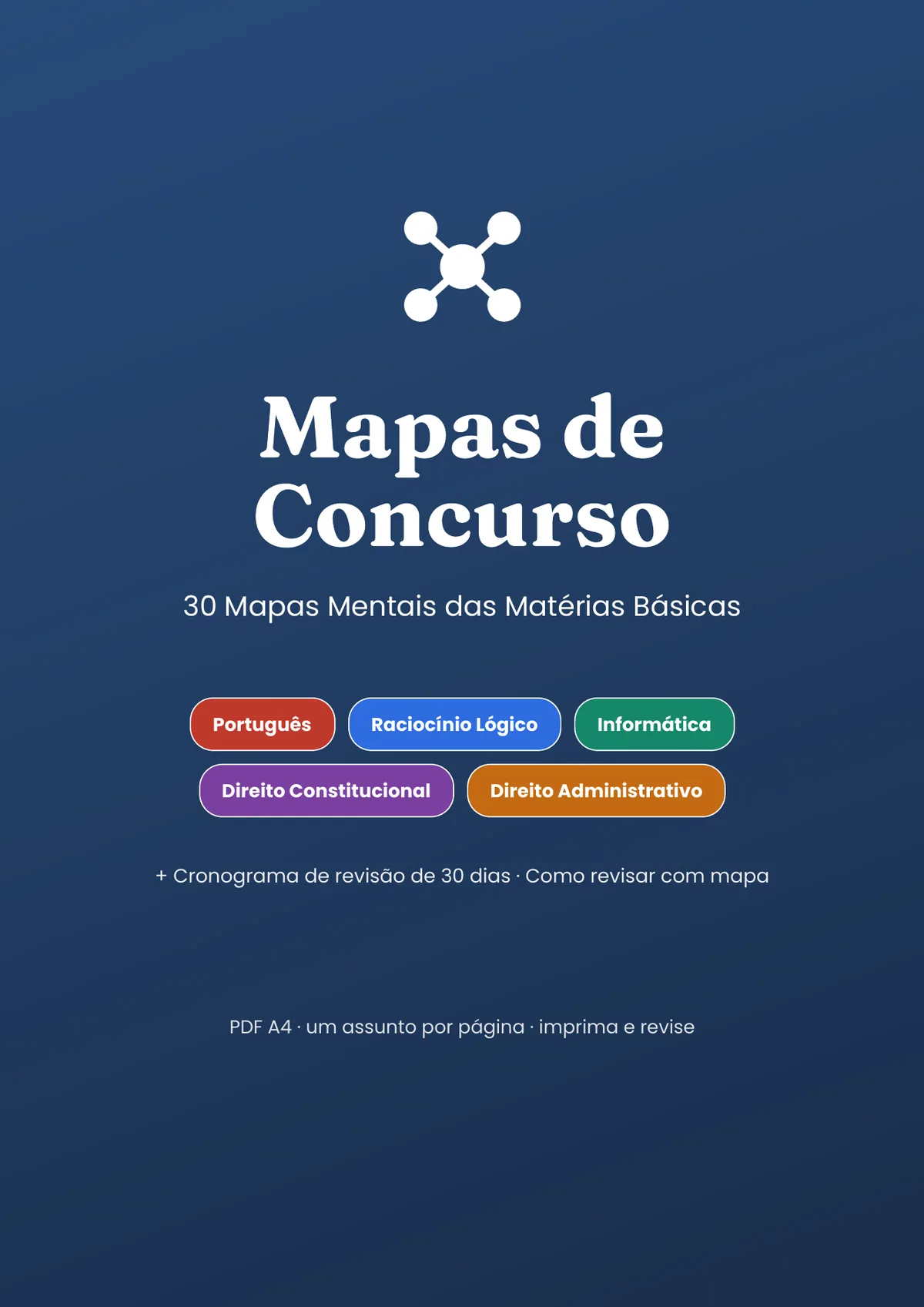 Página real do PDF Mapas de Concurso: capa